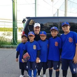 봉중근 명예고문님과 우리 아이들